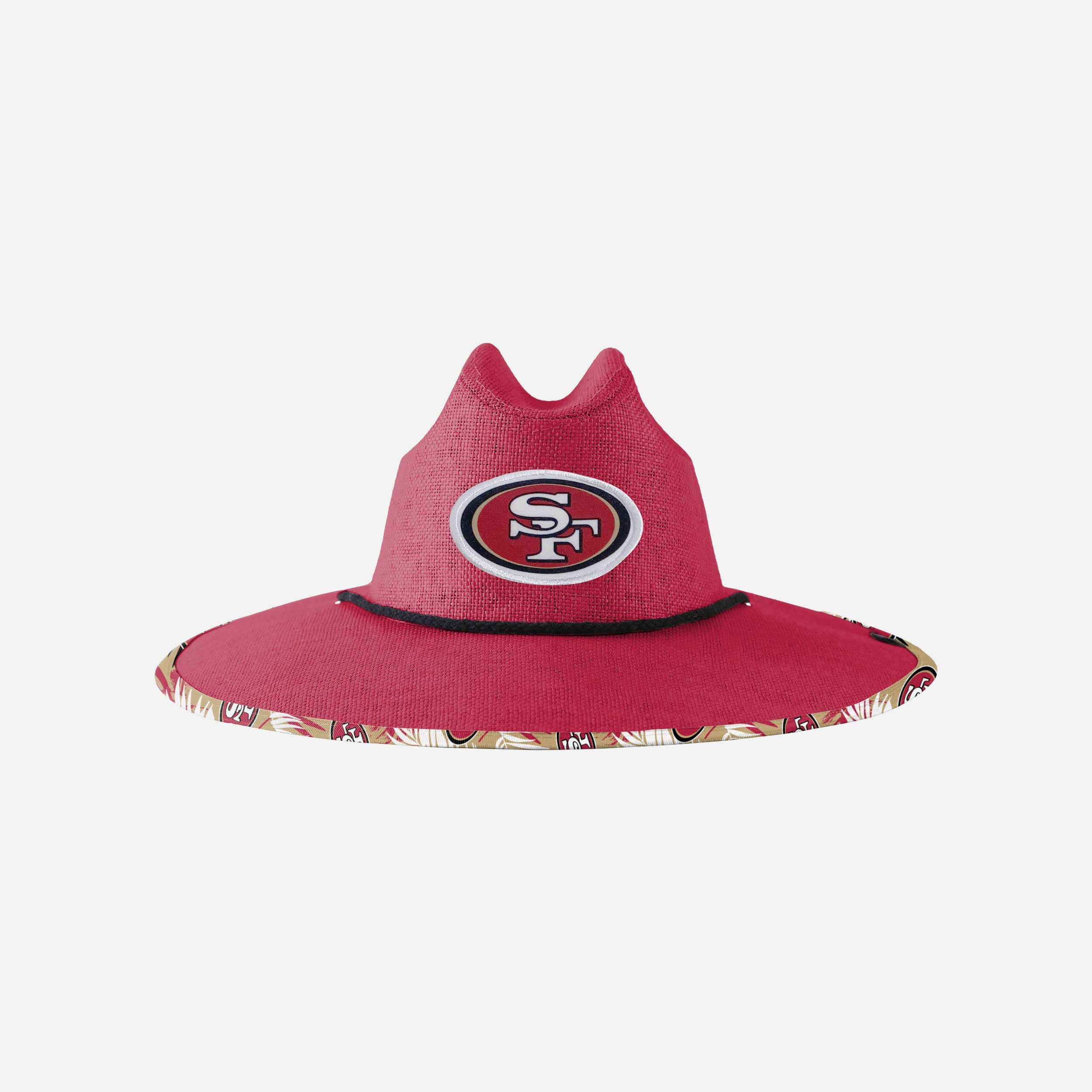 FOCO San Francisco 49ers NFL Team Color Straw Hat