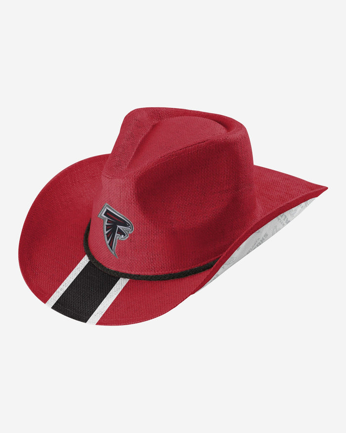 Atlanta Falcons Team Stripe Cowboy Hat FOCO - FOCO.com