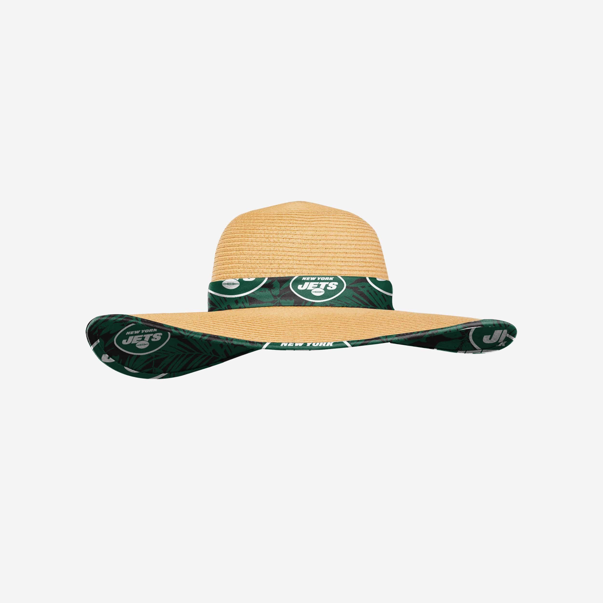 New York Jets Straw Cowboy Hat - Black