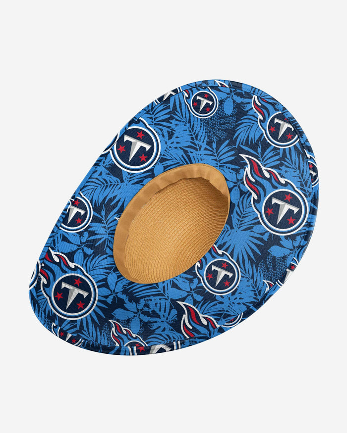 Tennessee Titans Womens Floral Straw Hat FOCO - FOCO.com