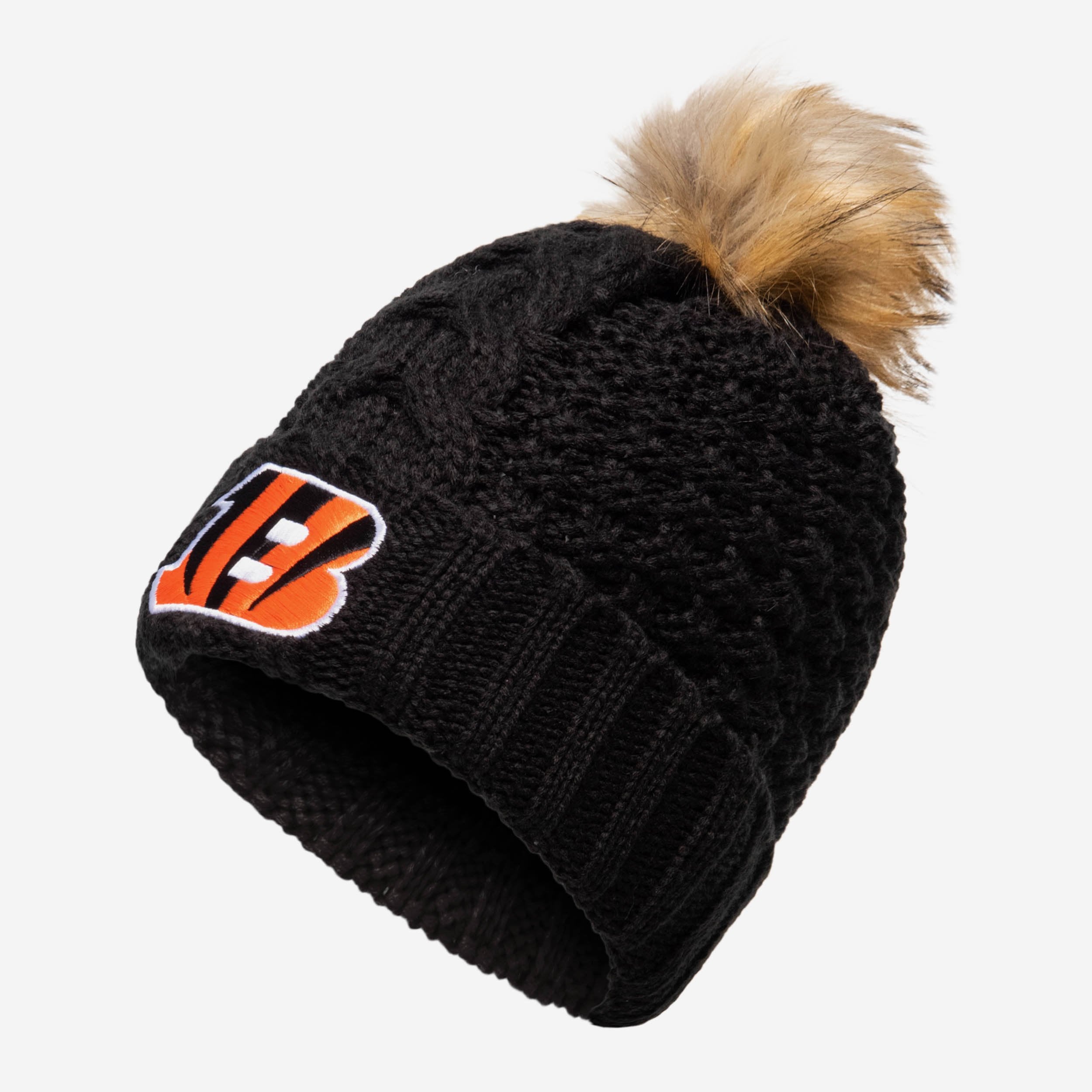 Cincinnati Bengals Womens Da Pom Beanie FOCO