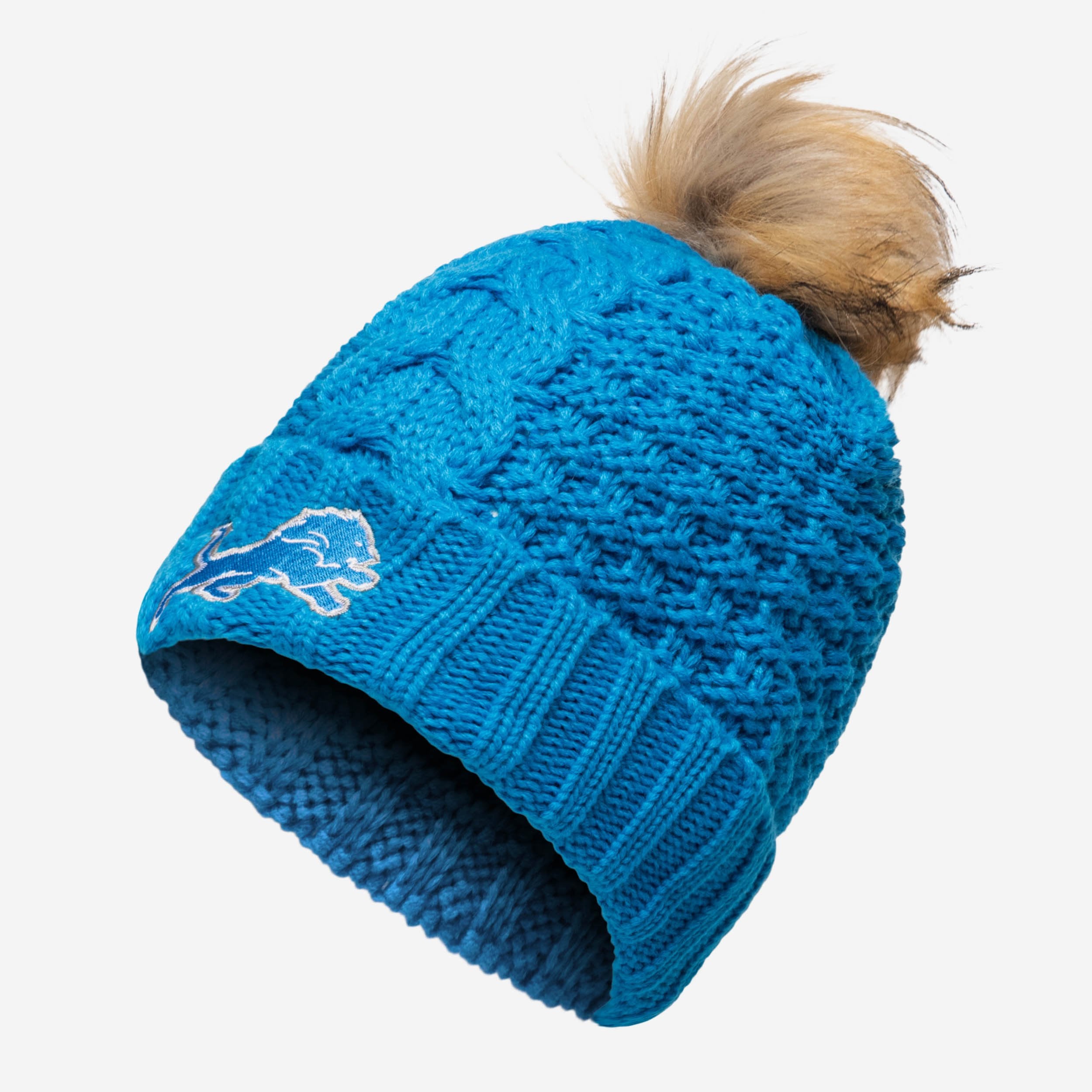 Detroit Lions NFL Womens Da Pom Beanie