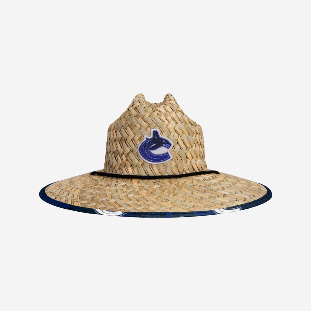 Vancouver Canucks Floral Straw Hat FOCO - FOCO.com