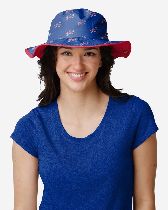 Buffalo Bills Womens Mini Print Hybrid Boonie Hat FOCO - FOCO.com