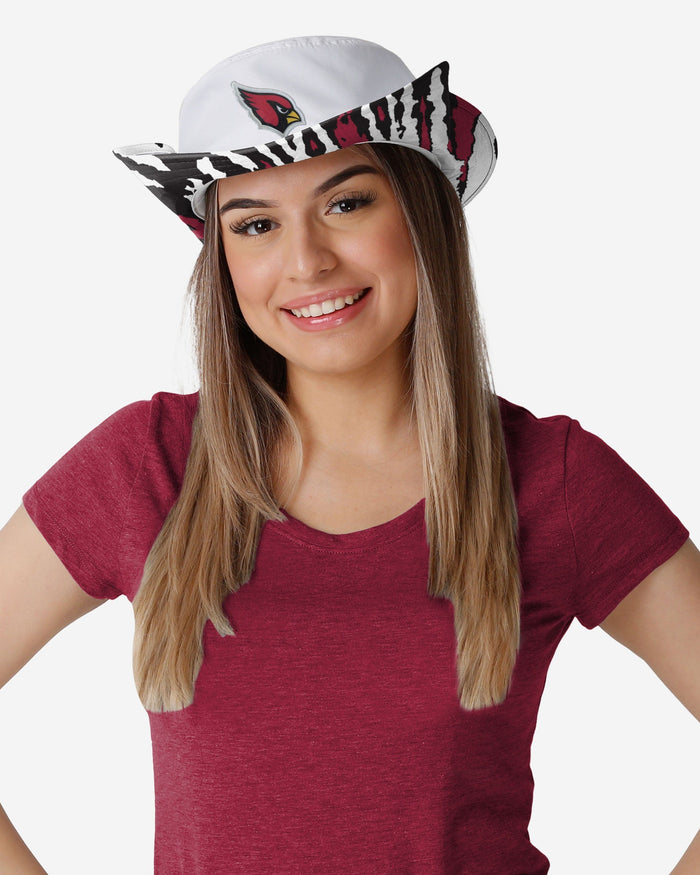 Arizona Cardinals Womens White Hybrid Boonie Hat FOCO - FOCO.com