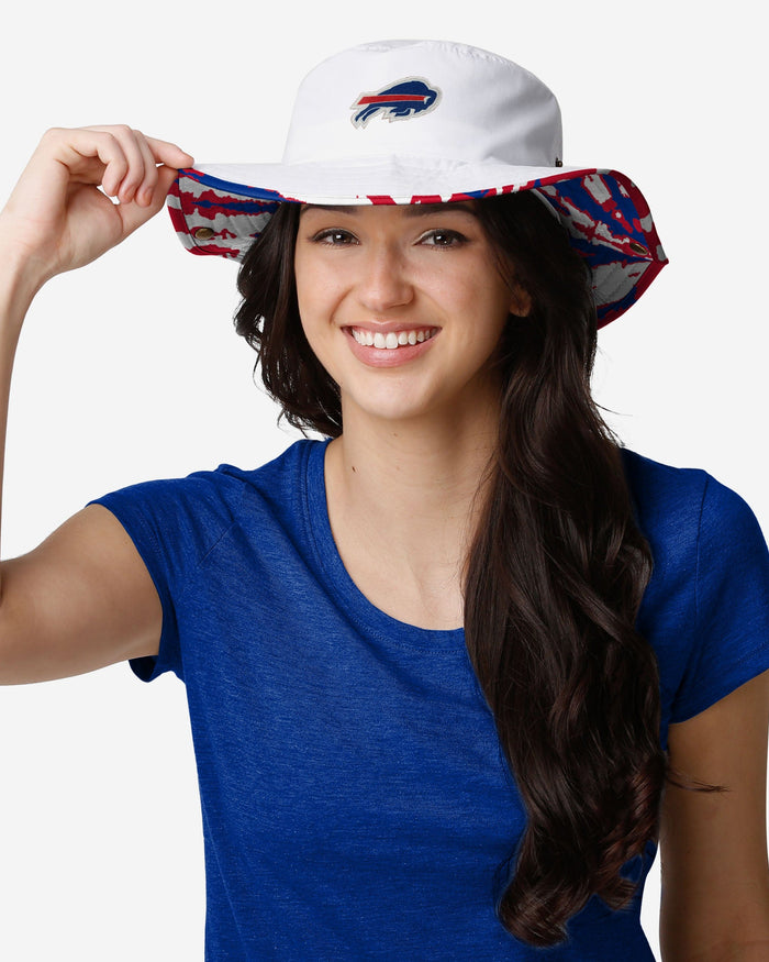 Buffalo Bills Womens White Hybrid Boonie Hat FOCO - FOCO.com