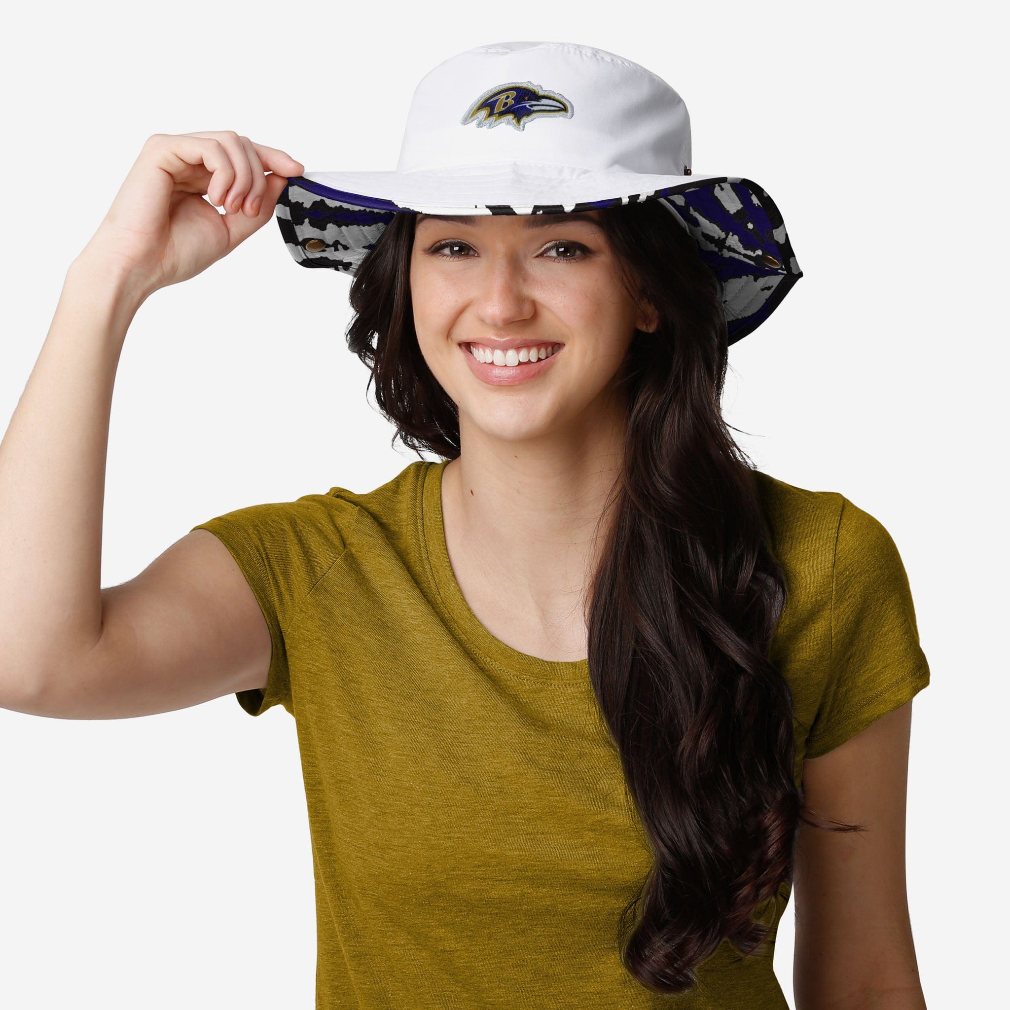 Buffalo Bills NFL Womens White Hybrid Boonie Hat