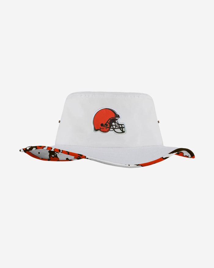 FOCO Cleveland Browns NFL Womens White Hybrid Boonie Hat