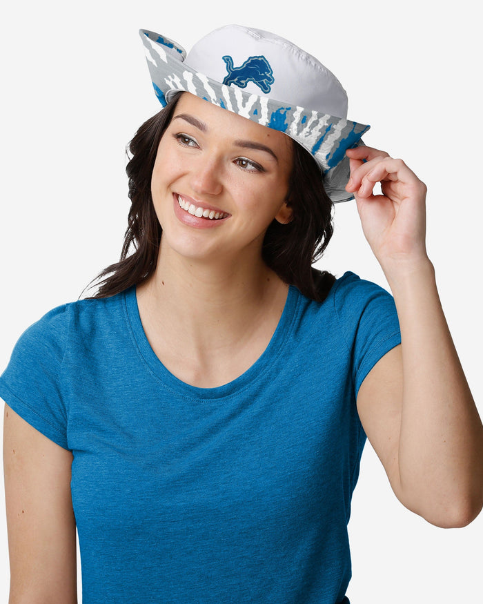 Detroit Lions Womens White Hybrid Boonie Hat FOCO - FOCO.com