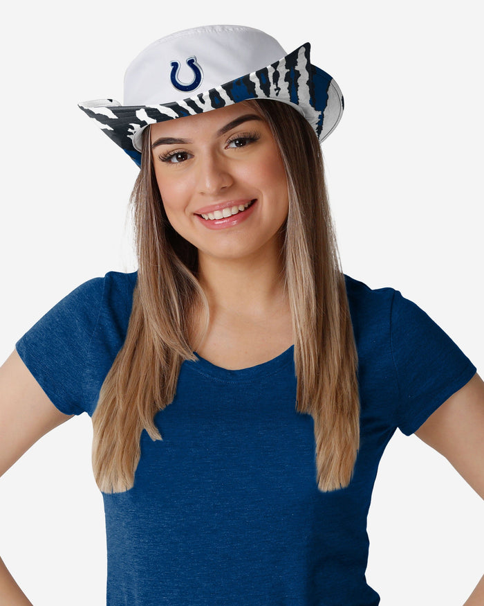 Indianapolis Colts Womens White Hybrid Boonie Hat FOCO - FOCO.com