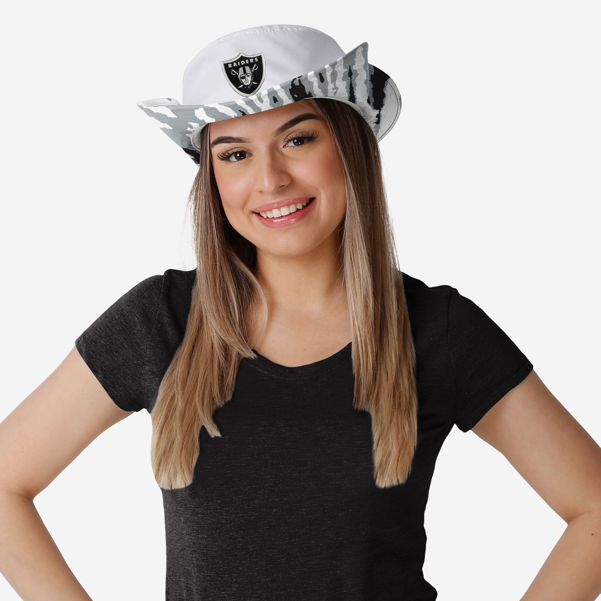 Buffalo Bills NFL Womens White Hybrid Boonie Hat