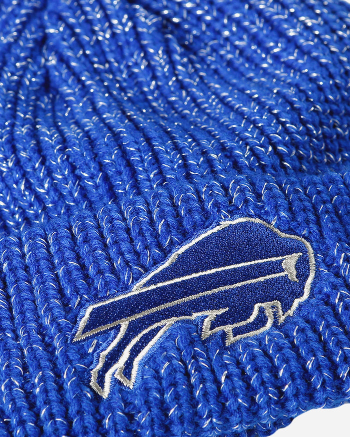 Buffalo Bills Womens Glitter Knit Light Up Beanie FOCO - FOCO.com