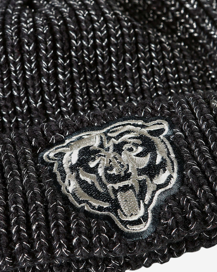 Chicago Bears Womens Glitter Knit Light Up Beanie FOCO - FOCO.com