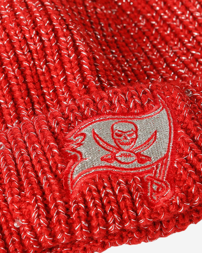 Tampa Bay Buccaneers Womens Glitter Knit Light Up Beanie FOCO - FOCO.com