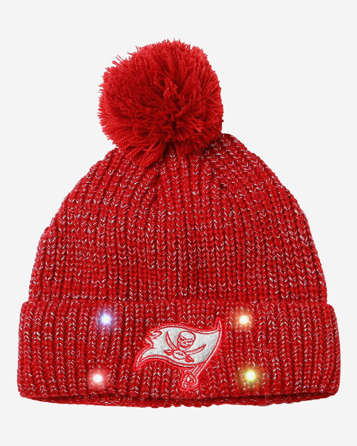 Tampa Bay Buccaneers Womens Glitter Knit Light Up Beanie FOCO - FOCO.com