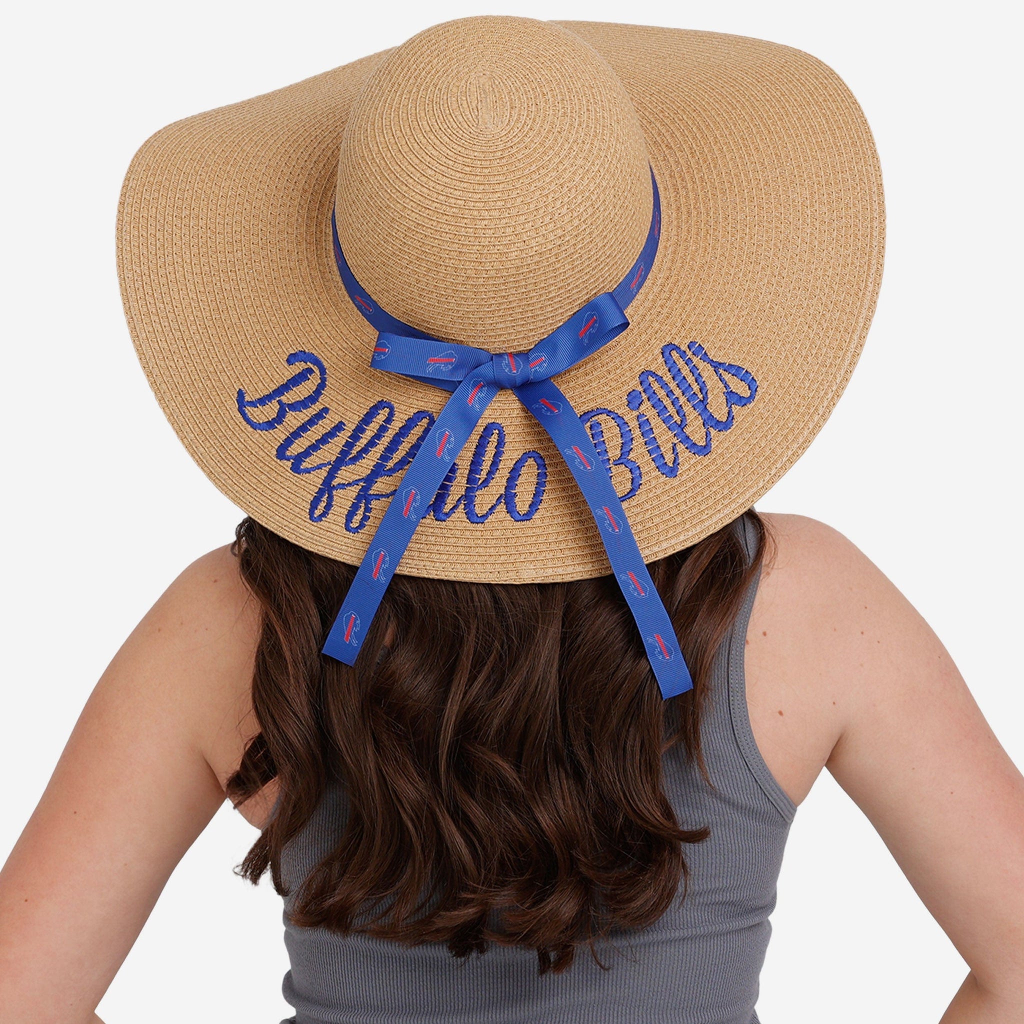 Buffalo Bills Team Color Straw Hat FOCO