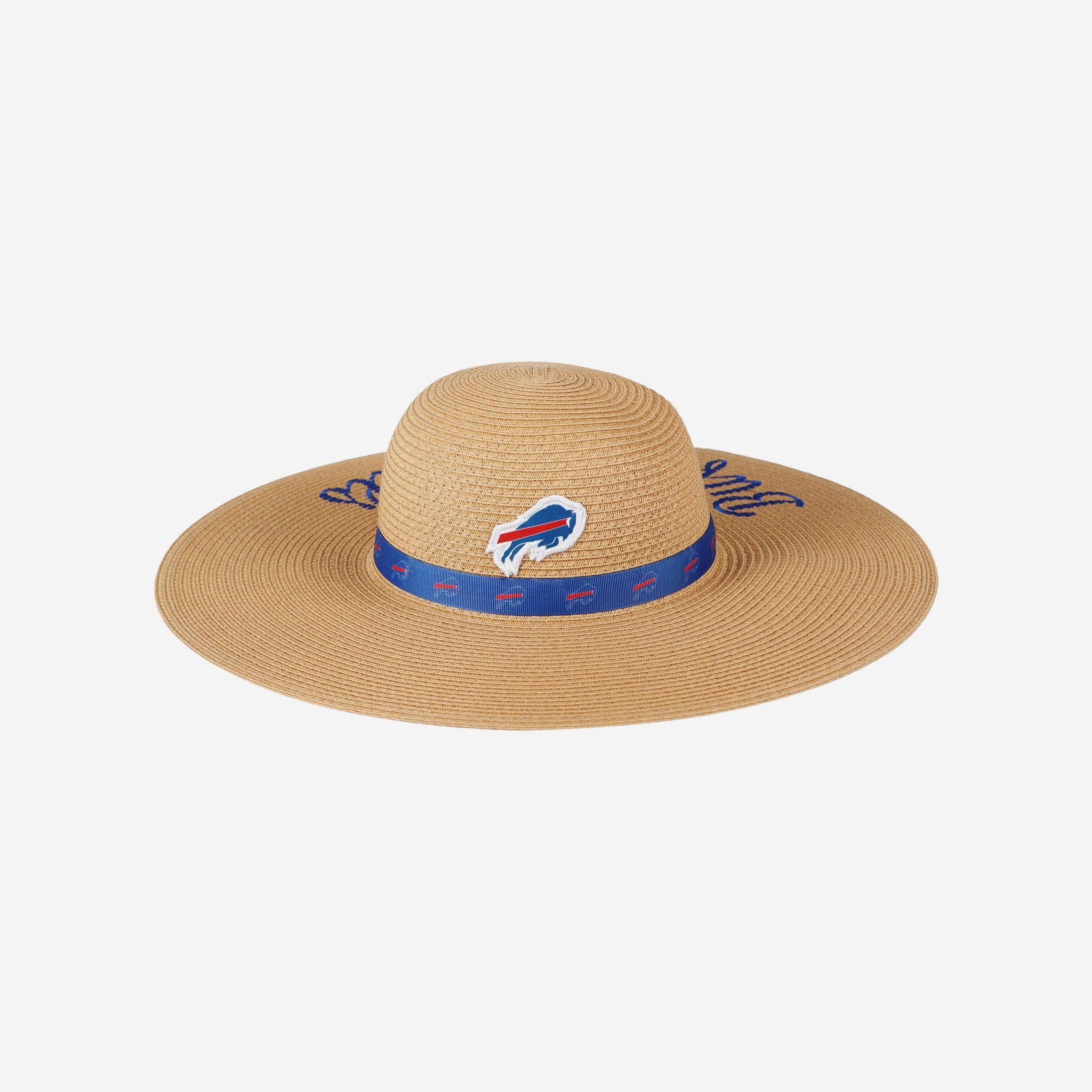 Kansas City Chiefs NFL Womens Wordmark Beach Straw Hat