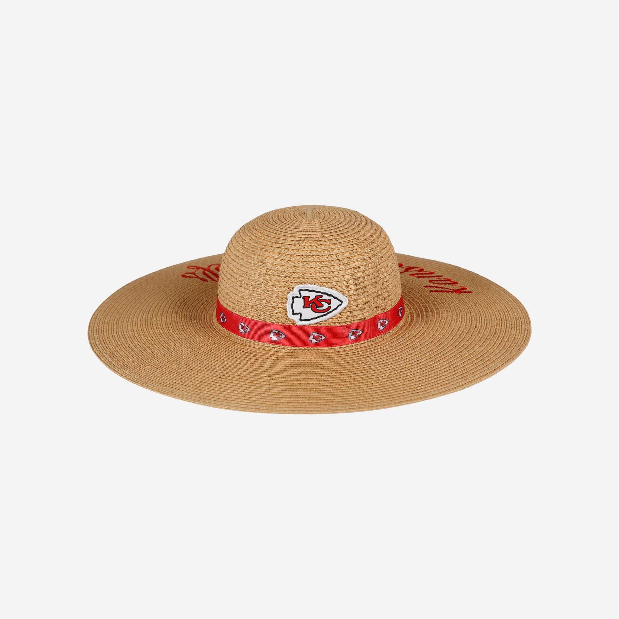 Kansas City Chiefs Floral Straw Hat FOCO