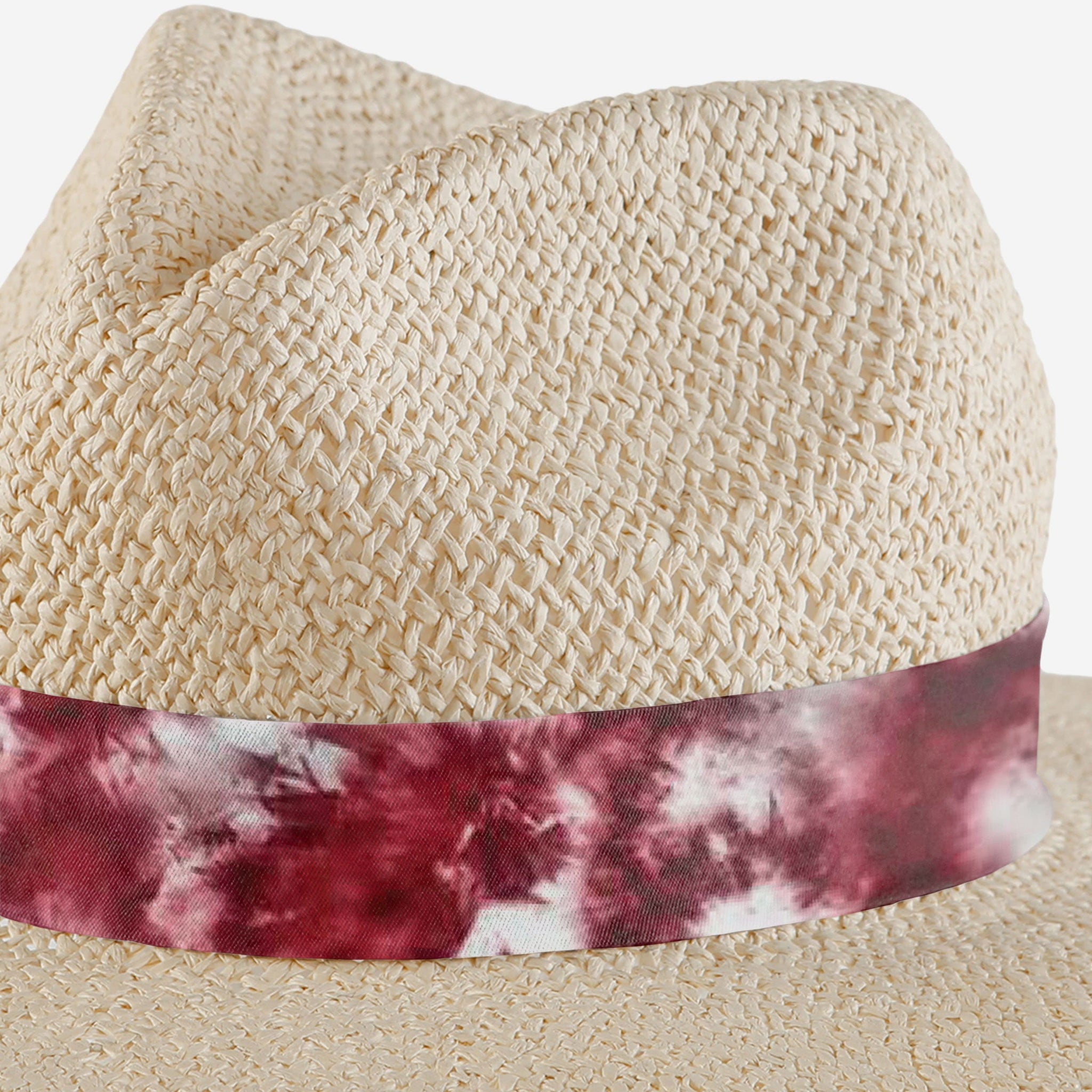 San Francisco 49ers Womens Tie-Dye Ribbon Straw Hat FOCO