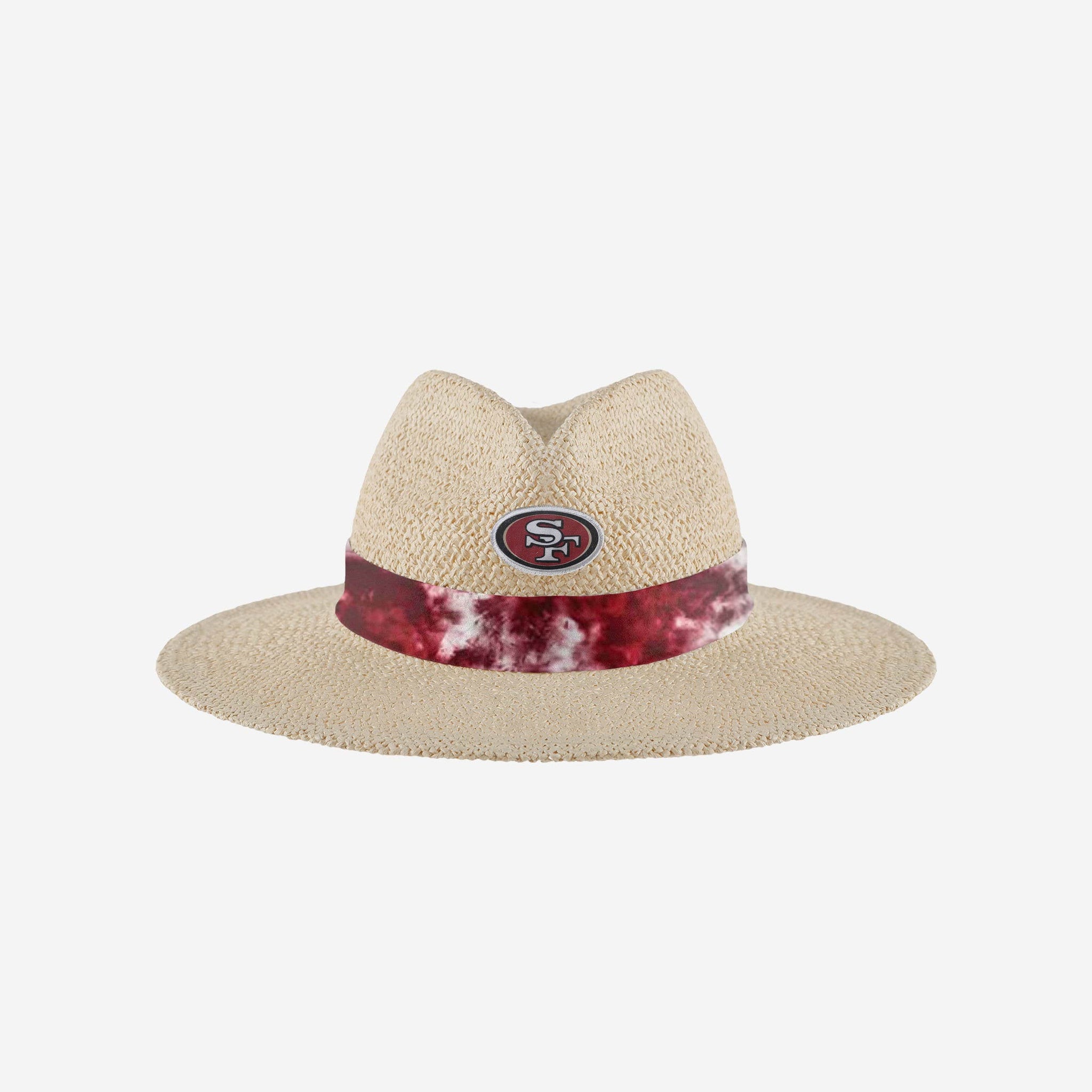 San Francisco 49ers Womens Tie-Dye Ribbon Straw Hat FOCO