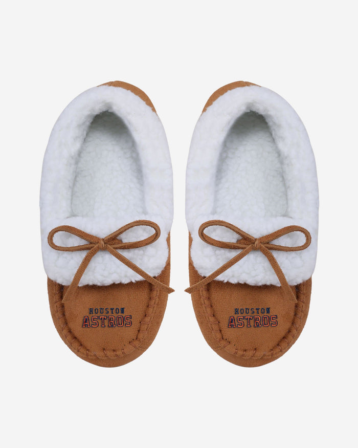 Houston Astros Youth Moccasin Slipper FOCO S - FOCO.com