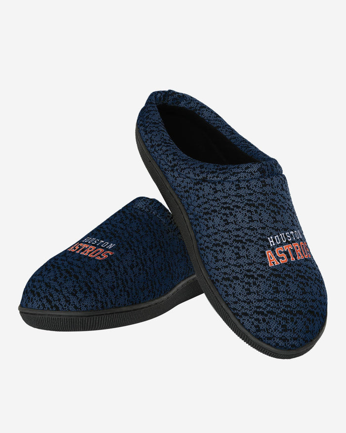 Houston Astros Poly Knit Cup Sole Slipper FOCO - FOCO.com