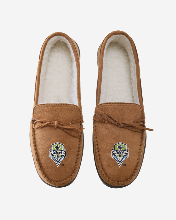 Seattle Sounders FC MLS Team Logo Moccasin Slipper FOCO - FOCO.com