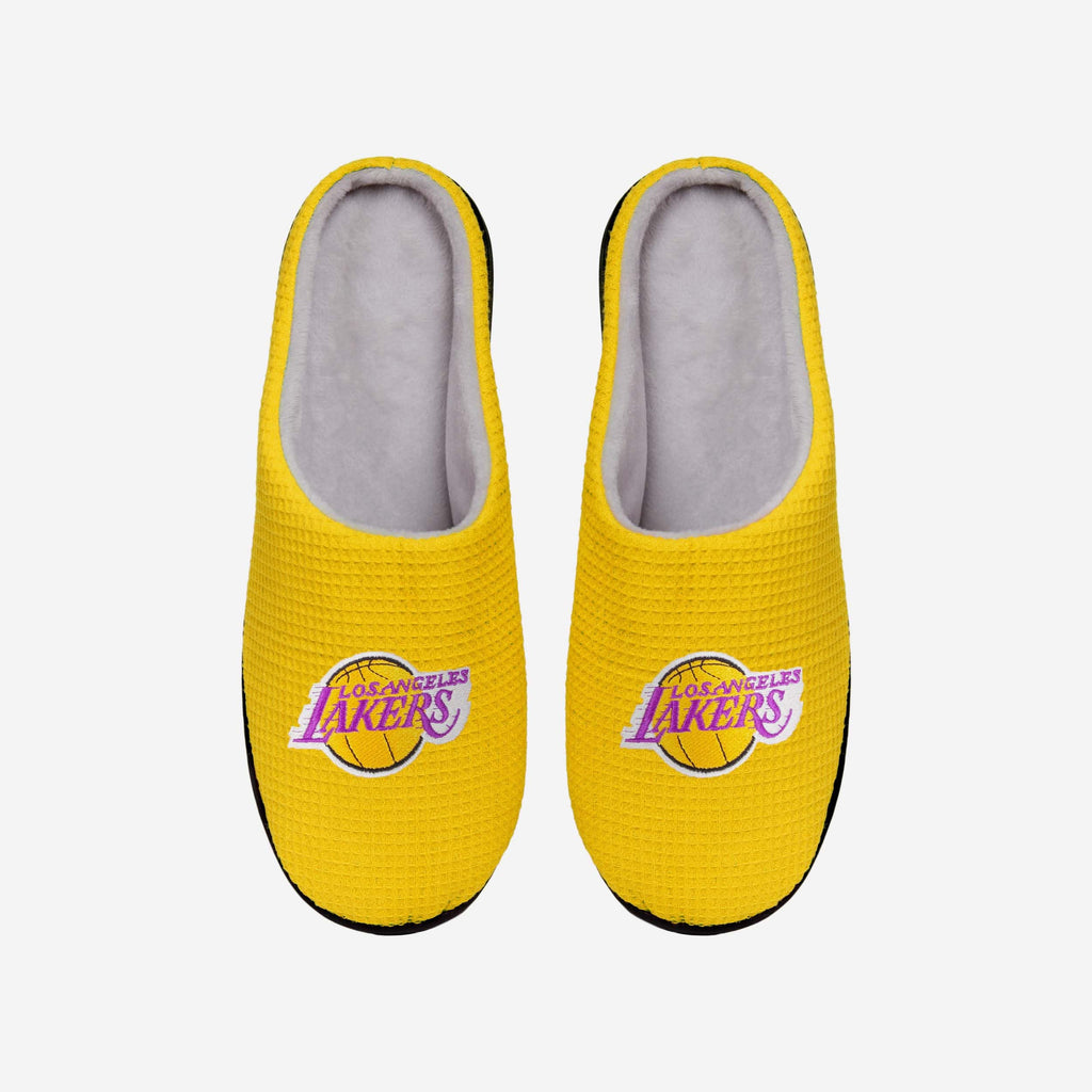 Los Angeles Lakers Memory Foam Slide Slipper FOCO S - FOCO.com