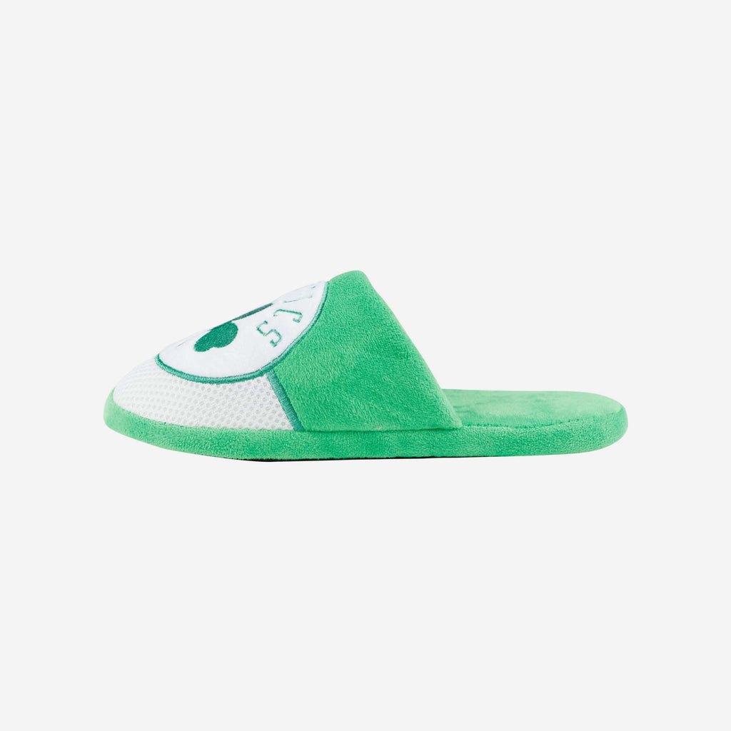 Boston Celtics Team Logo Staycation Slipper FOCO S - FOCO.com