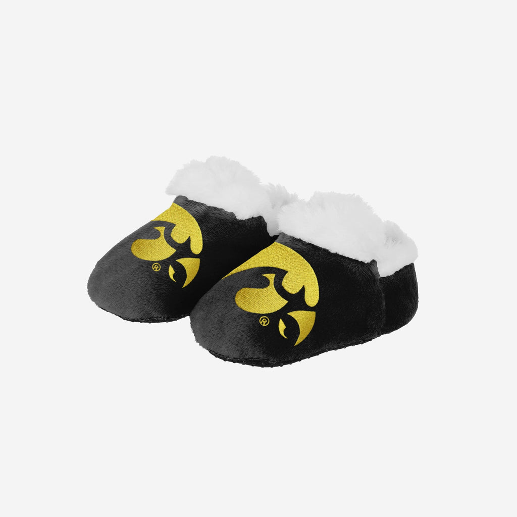 Iowa Hawkeyes Logo Baby Bootie Slipper FOCO 0-3 mo - FOCO.com