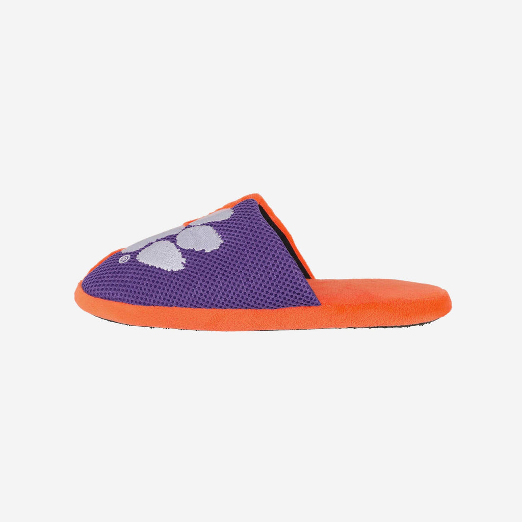 Clemson Team Logo Staycation Slipper FOCO S - FOCO.com