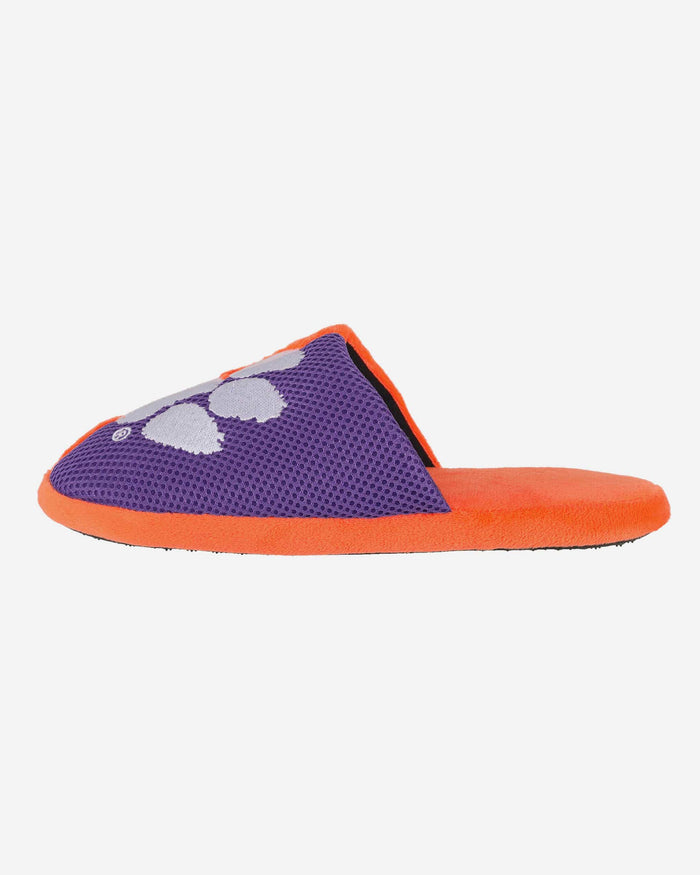 Clemson Team Logo Staycation Slipper FOCO S - FOCO.com