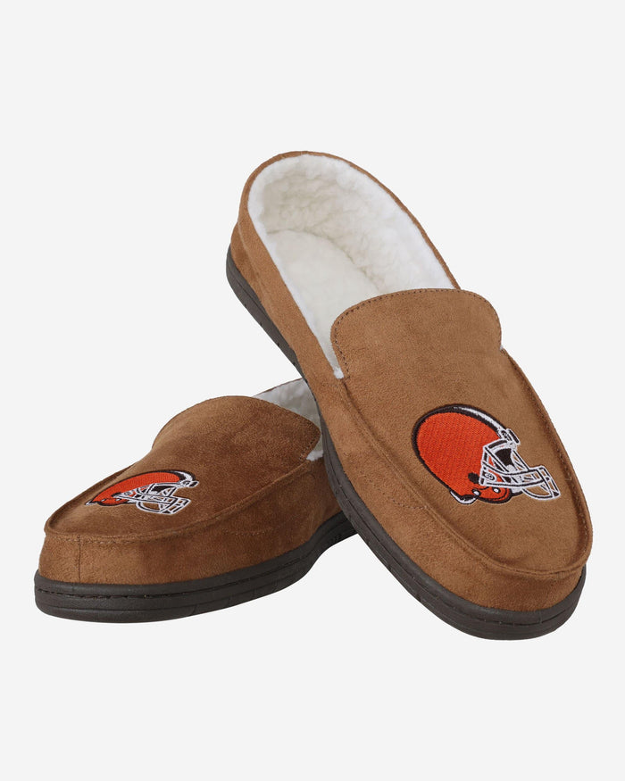 Cleveland Browns Original Beige Moccasin Slipper FOCO - FOCO.com