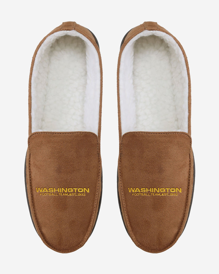 Washington Commanders Original Beige Moccasin Slipper FOCO - FOCO.com