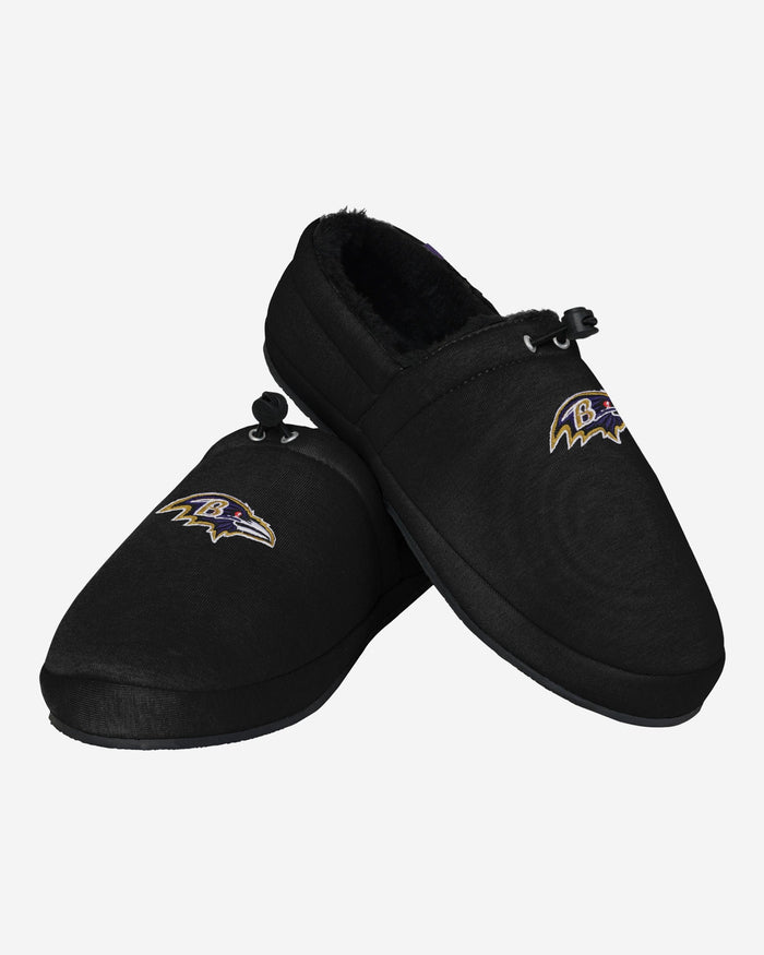 Baltimore Ravens Big Logo Athletic Moccasin Slipper FOCO - FOCO.com