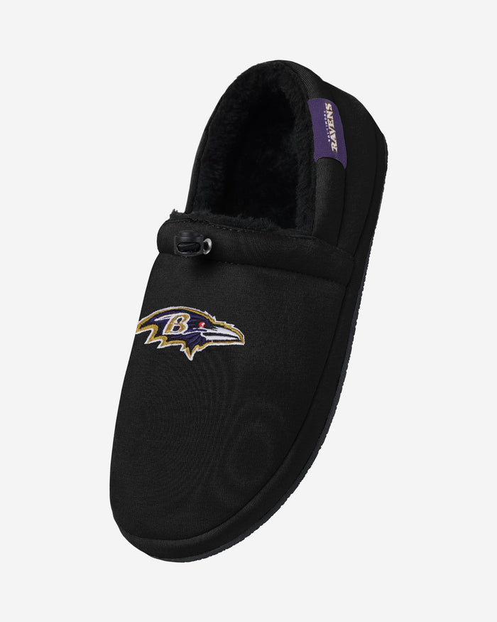 Baltimore Ravens Big Logo Athletic Moccasin Slipper FOCO - FOCO.com