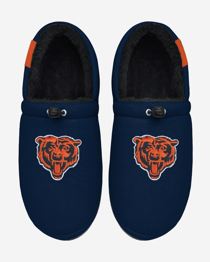 Chicago Bears Big Logo Athletic Moccasin Slipper FOCO - FOCO.com