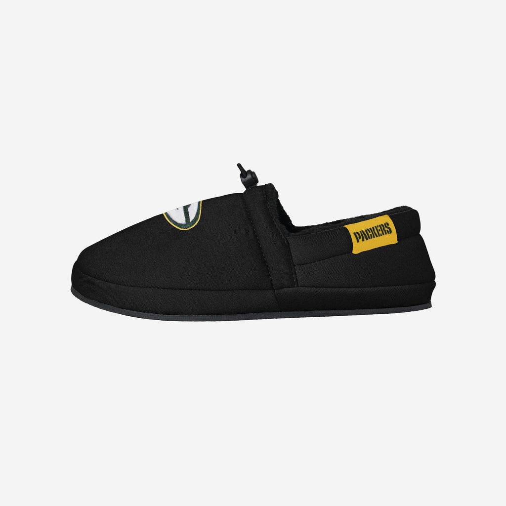 Green Bay Packers Big Logo Athletic Moccasin Slipper FOCO S - FOCO.com