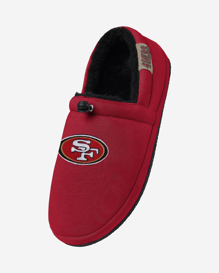 San Francisco 49ers Big Logo Athletic Moccasin Slipper FOCO - FOCO.com