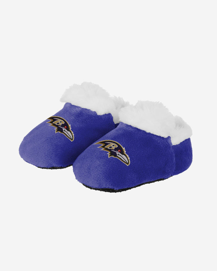 Baltimore Ravens Logo Baby Bootie Slipper FOCO 0-3 mo - FOCO.com