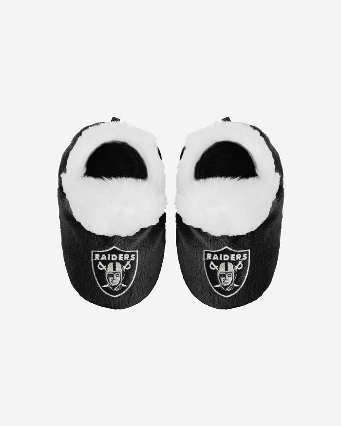 Las Vegas Raiders Logo Baby Bootie Slipper FOCO - FOCO.com