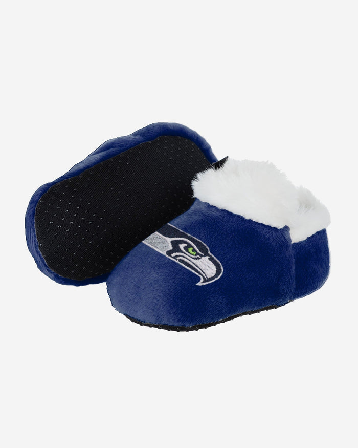 Seattle Seahawks Logo Baby Bootie Slipper FOCO - FOCO.com