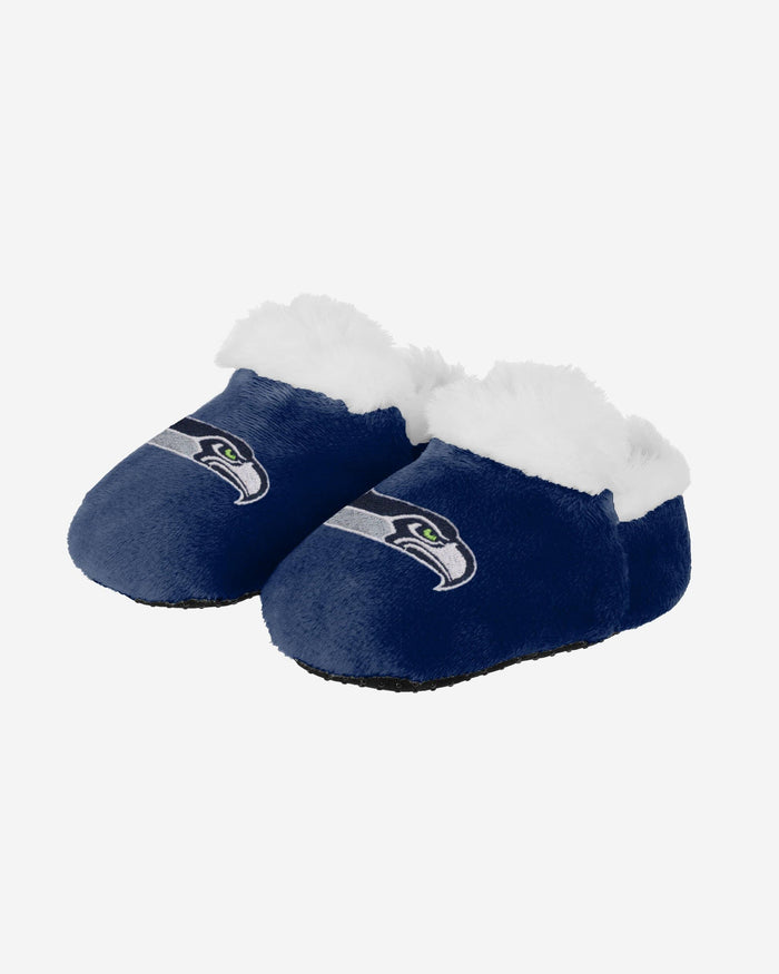 Seattle Seahawks Logo Baby Bootie Slipper FOCO 0-3 mo - FOCO.com