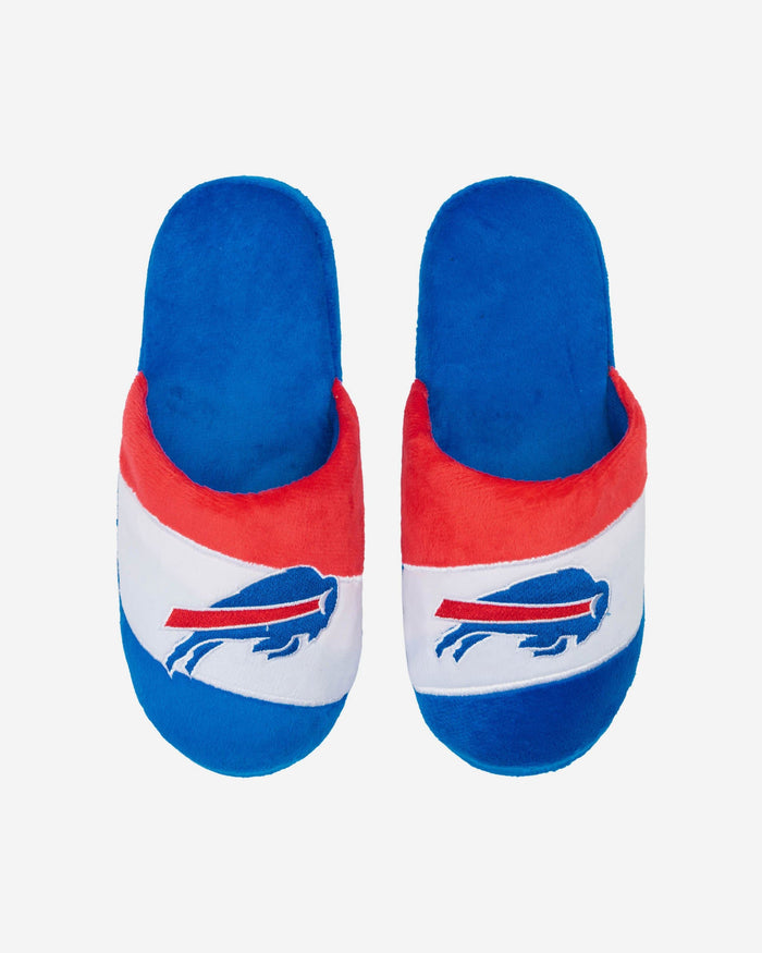 Buffalo Bills Youth Colorblock Slide Slipper FOCO S - FOCO.com