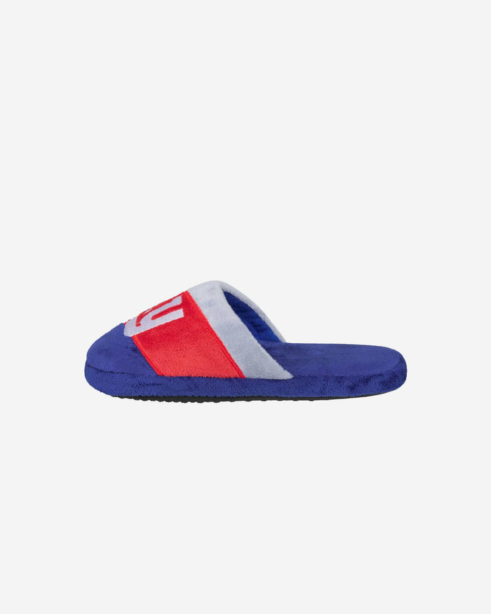 New York Giants Youth Colorblock Slide Slipper FOCO - FOCO.com