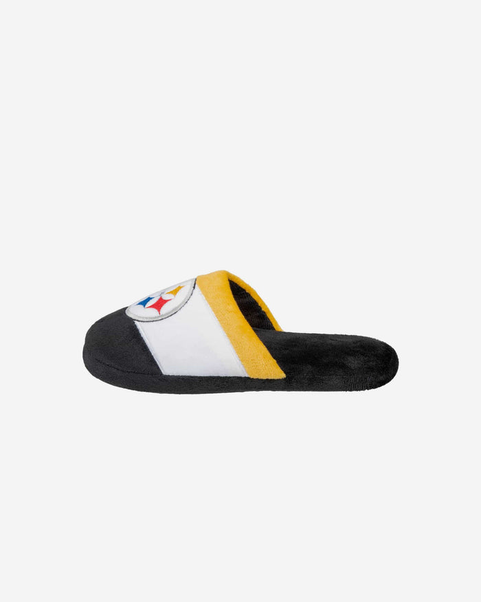 Pittsburgh Steelers Youth Colorblock Slide Slipper FOCO - FOCO.com