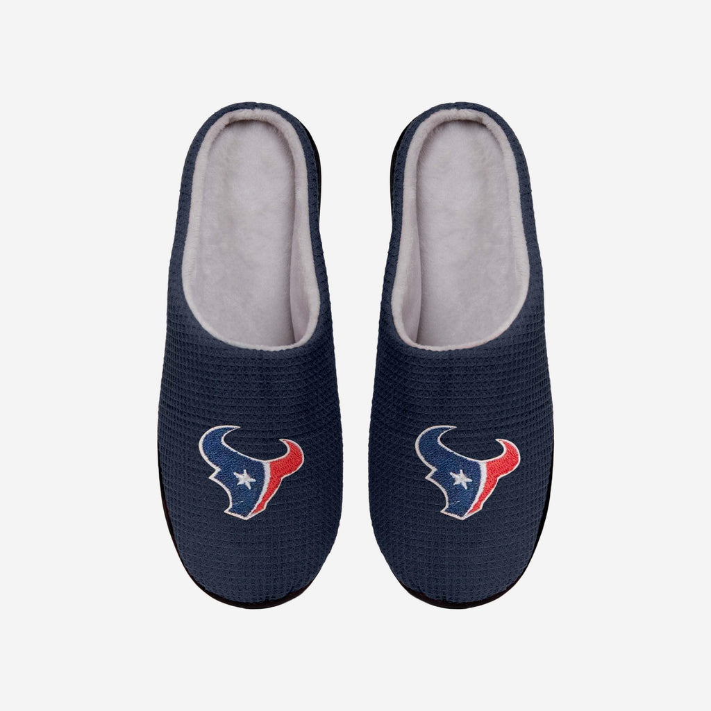 Houston Texans Memory Foam Slide Slipper FOCO S - FOCO.com