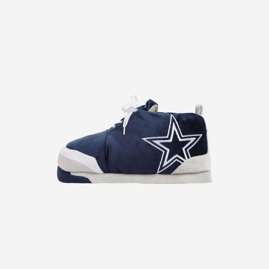 Dallas Cowboys Youth Plush Sneaker Slipper FOCO S - FOCO.com