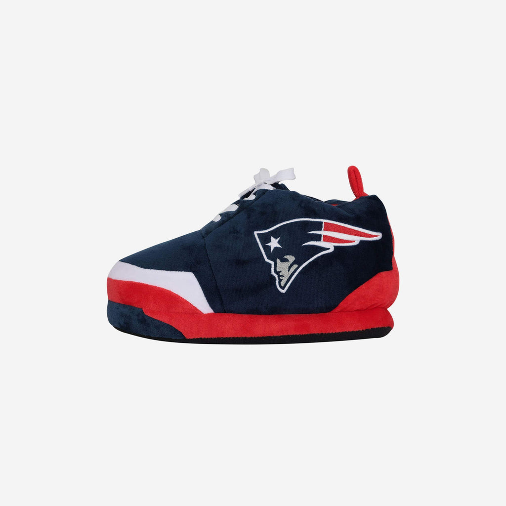 New England Patriots Youth Plush Sneaker Slipper FOCO S - FOCO.com