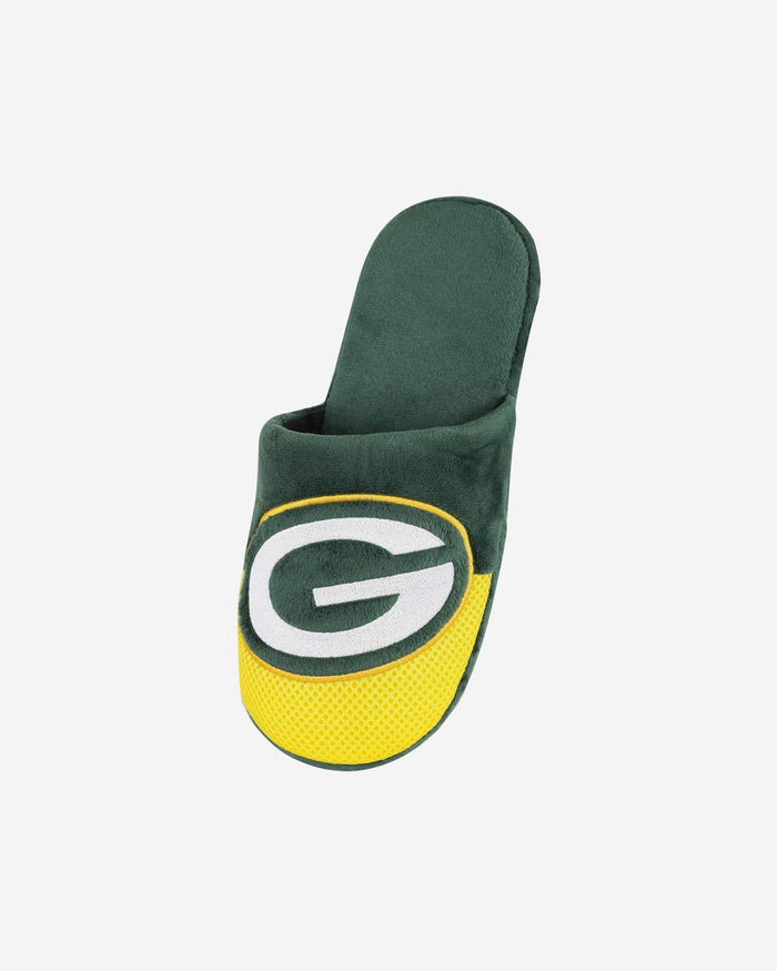 Green Bay Packers Youth Team Logo Staycation Slipper FOCO - FOCO.com